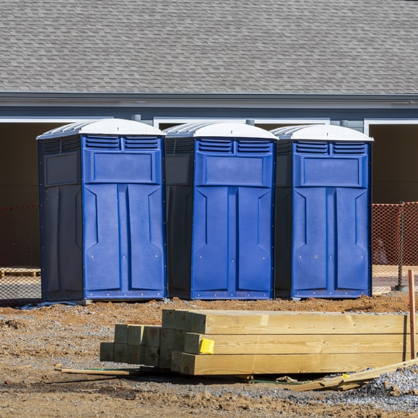 do you offer hand sanitizer dispensers inside the porta potties in Stark